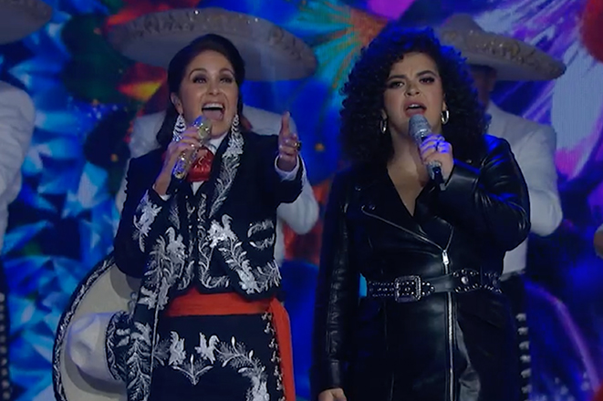 Lucero y Mijares en Caras